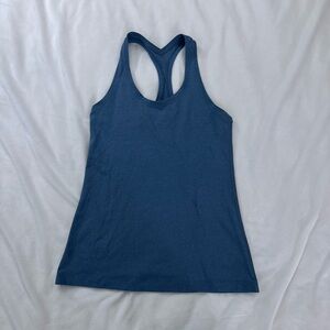 Lululemon Blue Racerback Tank Top Size Medium